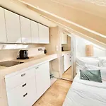 Typical Parisian Studio Under The Roofs Of Paris